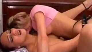 MIlf and young strap on - porn video