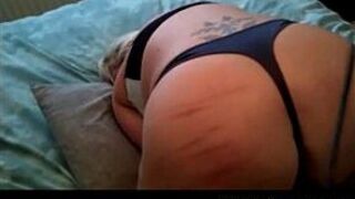 Big ass GF diciplined with a whip - porn video