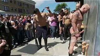 Public gather outdoor on the streets - porn video