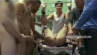 Strong gay men gangbang sex video - porn video