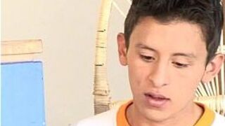 From strip domino to hardcore threesome gay sex - porn video