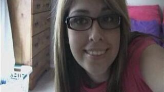 Sexy Naked Babe in Glasses - porn video