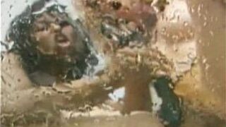 Busty ebony lesbians sucks blonde pussy - porn video